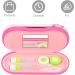 Buy Gleavi Double-Layer Glasses Case - Portable Pink Holder for Sunglasses & Eyeglasses Storage | 4-Pack Lens Protection - International Shipping Available - Buy Online on GoSupps.com