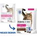 PERFECT FIT Adult Cat Dry Food - Salmon Flavor 750g & 4.5kg Pack - Premium Nutrition for Adult Cats Over 1 Year - Buy Online on GoSupps.com
