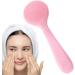 Silicone Face Wash Brush Silicone Manual Facial Cleansing Brushes Skin Friendly Exfoliator Brush Silicone Facial Cleansing Brush Skin Friendly Waterproof Face Cleaning Scrubber For Home Pink - Buy Online on GoSupps.com