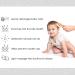Naroa Natural Baby Hair Brush - Soft Goat Bristles | Safe Wooden Handle | Eco-Friendly Hairbrush for Newborns | Prevent Cradle Cap | Baby Gift - Buy Online on GoSupps.com