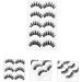 Angoily 5 Pairs Artificial False Eyelashes Creative Fake Eyelashes Cosmetics Tools Makeup Tool Long Extension False Lash Women Makeup Eyelash Curl Genuine Lashes Unique 3d Chemical Fiber - Buy Online on GoSupps.com