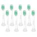 Grasnugie Replacement Toothbrush Heads for Philips Sonicare ProtectiveClean Dailyclean FlexCare Proresults 2 Series 1100 4100 5100 6100 G2 G3 C1 C2 C3 W2 W3 HX9023 HX6015 Electric Brush Heads  8Pack 8 Count (Pack of 1)