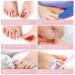 120PCS French Toenails Press On Kit - Short Square Full Cover Pink Fake Toe Nails for Women/Girls - Buy Online on GoSupps.com