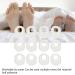 Foot Corn Remover Corn Feet Removers 6 Pairs - Transparent Toe Corn Rings for Toe Removal - Waterproof Adhesive Corn Stick Protector - Buy Online on GoSupps.com