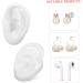 2 Pairs Artificial Silicone Ears - Realistic Ear Displays for Jewelry Earrings & Science Projects - Ideal for Kids & Crafts - Buy Online on GoSupps.com