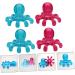 Goohochy 4-Pack Hair Massage Devices | Mini Head Gripper & Shampoo Sort Tool | Travel-Friendly 11x8.5cm Accessories for Scalp Relaxation - Buy Online on GoSupps.com