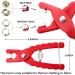 BIOUU 804pcs Snap Buttons with Pliers Tool Kit for Children's Clothing - 20 Colors Snap Fasteners for Bodysuits, Rompers, and Bibs - Buy Online on GoSupps.com