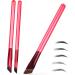FRCOLOR 15 Pieces Wild Eyebrow Brush Angled Makeup Brush Eyebrow Makeup Eyeshadow Applicators Eyelash Brush Eyebrow Brush Shaper Brush Fine Angled Cosmetic 4D - Buy Online on GoSupps.com