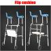Arm Support Type Walking Aid for The Elderly to Assist Walking Device for Lower Limb Training Crutches Walking Light and Labor-Saving Adjustable Height Foldable Interesting Walking frame + seat - Buy Online on GoSupps.com
