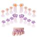 Toe Separator 16Pcs Silicone Flower Design Toe Separators for Nail Varnish Guards Pedicure Tool Suitable for Nail Art and Pedicures Toe Spacers for Nail Varnish Ideal for DIY Nail Art