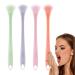 Silicone tongue brush helps to combat bad breath.Clean your tongue.Freshy tongue tools - 4 pieces of healthy oral hygiene brush silicone dental tongue scraps for Shenrongtong