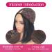 LEOSA Brazilian Straight U/V Part 12 Bob Wig for Black Women - Glueless, Upgrade Clip In Half Wig - 1B Color - Buy Online on GoSupps.com