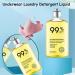 DENGWANG Underwear Laundry Detergent Liquid 99% Period Panty Cleaner Powerfully Plant Based Underwear Detergent Laundry Liquid Plant Based Detergent Maintain Underwear Freshness (Ocean) - Buy Online on GoSupps.com