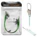 Fishing Leaders with Swivels Assortment  Fishing Leader Line for Fishing Rigs Saltwater & Freshwater  Steel Leader Fishing Swivels and Strong Fishing Line Fishing Tackle