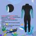Nataly Osmann Kids 3mm Neoprene Thermal Wetsuit - Blue, Size 12 | Full Sleeve Junior Wet Suit for Water Sports and Diving - Buy Online on GoSupps.com