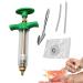 BioTat syringe for food |LOOFES HOLDEN Bird feed injector kit easy to clean hand feed injector set for sick birds milk fluid Edizin 20ml