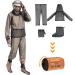 Lixada Mesh Suit with Jacket, Hood, Mitts & Socks for Fishing, Hiking, Camping - Large - Buy Online on GoSupps.com