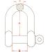 5 Piece Stainless Steel 316 D Shackle 5/32 (4mm) Marine Grade Dee - Set of 5 Shackles - Buy Online on GoSupps.com