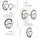 Dreamlover Hanging Wig Stand - 4 Pack Black Wig Heads for Wigs - Buy Online on GoSupps.com