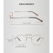 Buy JF2403 Clear Lens Round Glasses for Women - Stylish Metal Frame Prescription Eyewear | International Shipping Available - Buy Online on GoSupps.com