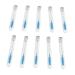 Balacoo 20 Pcs Diamond Mascara Brush Eyelash Auxiliary Miss 11.3x1.1cmx2pcs Dark Bluex2pcs