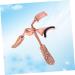 Housoutil Eyelash Holder Eyelash Curler Makeup Eyelashories Mini Eyelashories Anti-Skid Handle Eyelashories Makeup Accessories Rose Gold Non-Slip 10*3.5cm - Buy Online on GoSupps.com