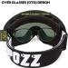 COPOZZ G7 OTG Frameless Ski Goggles - UV400 Snowboard Goggles for Men Women (Black) - Buy Online on GoSupps.com