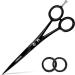 CANDURE HARKRACHER 6 Haircase Scissors - Professional Hair & Beard Shears for Men Women Kids & Pets | Lightweight Matt Black Haircutting Tools - Buy Online on GoSupps.com