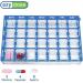 Buy EZY DOSE 2 Pack Weekly Pill Organizer - 7-Day Medicine & Vitamin Case Clear Lids 4 Daily Compartments - Ships Internationally - Buy Online on GoSupps.com