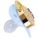 Premium Baby Pacifier for 6-18 Months | Soft Touch Silicone Antistatic Newborn-friendly - Blue - Buy Online on GoSupps.com