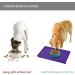 Reopet Silicone Pet Feed Mats - Waterproof Dog & Cat Mats with Elevated Edges 87x57 cm (1-Pack) Purple - Ideal for Mess-Free Feeding - Buy Online on GoSupps.com