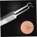BIUDECO 3pcs Clip Extractor Pimple Remover Kit Zit Popping Tool Comedone Stainless Steel Silver - Buy Online on GoSupps.com