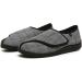 Yytcsjz Adjustable Men's Diabetic Slippers | Extra Wide Comfort Shoes for Edema Arthritis & Fasciitis - Size 11.5 Black - Buy Online on GoSupps.com
