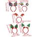 xbiez Mistletoe Headband for Christmas Head Boppers Headwear Hair Hoop for Halloween Christmas Headpiece Party Supplies Magenta - Buy Online on GoSupps.com