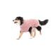 Lill's dog wadder 100% organic cotton bathrobe dog extra absorbent (pink/pink) (s: 50 cm back length) S: 50 cm back length pinkberry (pink/pink)