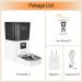 Petour Automatic Cat Feeder  4L Pet Dry Food Dispenser with Stainless Steel Bowl&Lock Lid  Dog Timed Feeder Control with Dual Power Supply  10s Voice Recorder and Desiccant Bag  14 Meals Per Day - Buy Online on GoSupps.com
