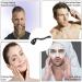 Xyemao 3-in-1 Titanium Derma Roller Set for Beard, Hair, Skin, and Face - Self Care Gifts for Men and Women - 540 Microneedles (0.5mm, 1.0mm, 1.5mm) - Black - Buy Online on GoSupps.com