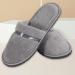 Buy Tianmao 5 Pairs Coral Fleece Closed Toe Hotel Slippers | Universal Size Gray | Perfect for Spa Parties & Travel - Buy Online on GoSupps.com