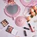RECEESOON Pink Heart Mirror - Double Sided Vanity Makeup Mirror for Desk - Coquette Danish Pastel Room Decor - Buy Online on GoSupps.com