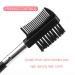 Eyelash Eyebrow Brush Set 8 Double-Sided Makeup Brushes & Comb for Women | Black Cosmetic Tools - Buy Online on GoSupps.com