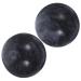Beaupretty 2 STK relief ball made of jade exercise roll Small Baoding B LLE tile tools foot massage jade ball Jadeball for health exercises adult handball sleeves 3.50x3.50cm black
