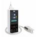 Handheld Pulse Oximeter for Adult Child & Infant by EMAY | Continuous SpO2 Monitoring with Alarms | Comes with Adult Child & Neonatal Probes | Works with Smartphone and Computer