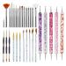 Minkissy 1 Set Nail Art Brush Set Nail Art Tools Wear-resistant Nail Pens Wear-resistant Nail Tools Pro Tools Professional Dotting Tools Manicure Tools Major Plastic Light Pen