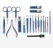 Nail Clippers Set Stainless Steel Nail Tools Man and Woman Built-in Nail Files Portable Travel 18-Piece Blue Black (Color : Blue) - Buy Online on GoSupps.com