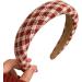 TQUXNGA Christmas Fabric Headband Aesthetic Thick Foam Hairhoop Festive Headdress Casual Hairband Vintage French Style Headwear 1188C - Buy Online on GoSupps.com