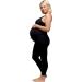 BABYGO Maternity Leggings TriStretch - Seamless Over The Bump Pregnancy Comfort Wear - Squat Proof - Yoga Exercise Active Pants (M Black) - Buy Online on GoSupps.com