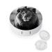 Contact Lens Case African Lion Black And White Portable Travel Contact Lens Box Contact Lens Storage Box