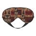 Lodge Bear Deer Fish Print Unisex Sleep Eye Mask Soft Comfort Eye Shade Cover for Travel/Yoga/Shift Work