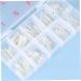 Healeved Manicure Kits Nail Art Tools Clear Nails Folding Metal Comb False Nails Nail Scraper Tool Full Cover Fake Nail Para U as Tools Nails Tools Manicure Nails Fake Dead Skin Fork French 14.5x9cm Assorted Color - Buy Online on GoSupps.com