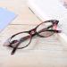 Fashionable Unisex Reading Glasses with Red Striped Frame | Clear Light Filter & Storage Etui (+1.0) - International Shipping Available - Buy Online on GoSupps.com